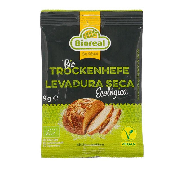 Produktfoto zu Hefe, trocken, Bioreal, 9g