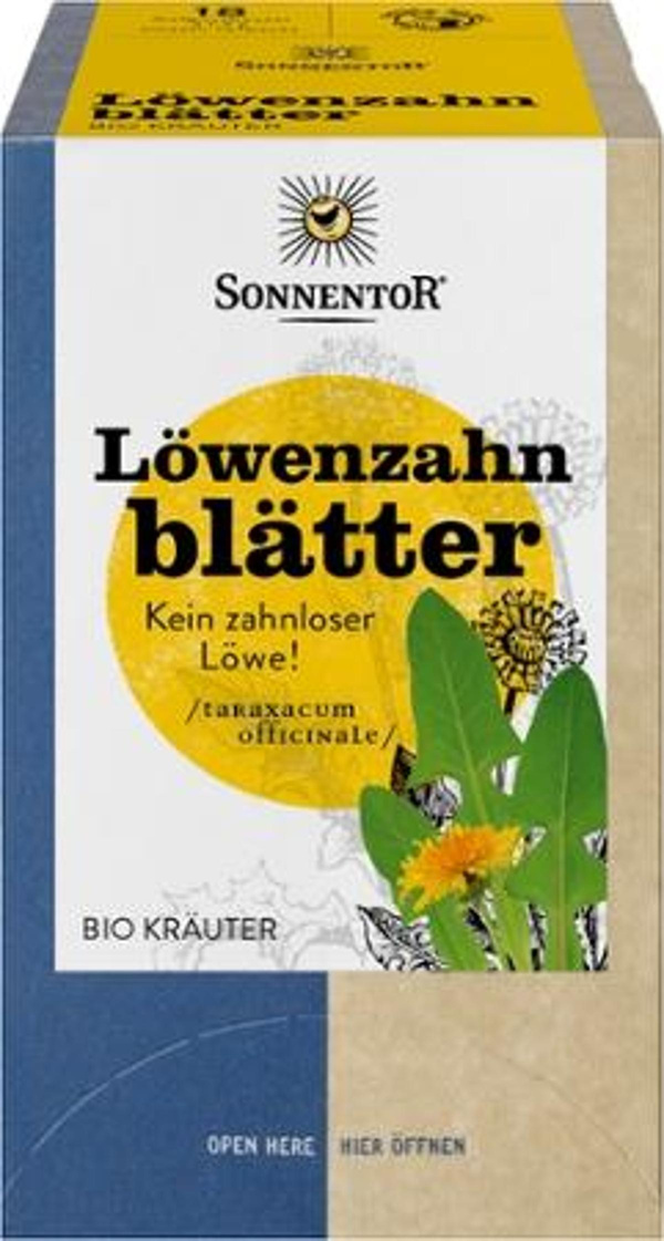 Produktfoto zu Tee, Löwenzahnblätter im Teebeutel