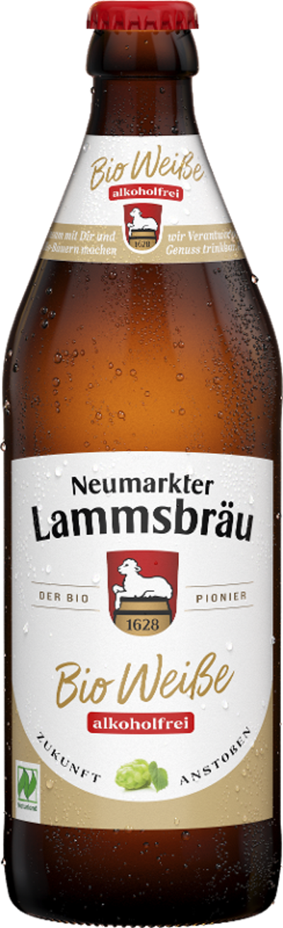 Produktfoto zu Lammsbräu Weisse alkfr 10x0,5l