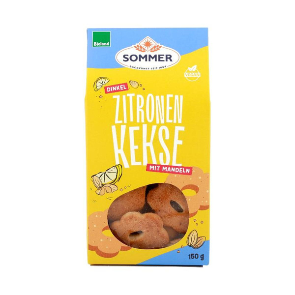 Produktfoto zu Zitronenkekse mit Mandeln