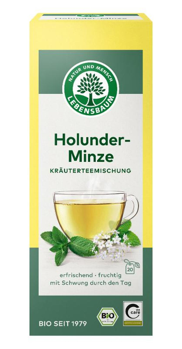 Produktfoto zu Holunder Minze Tee, Teebeutel