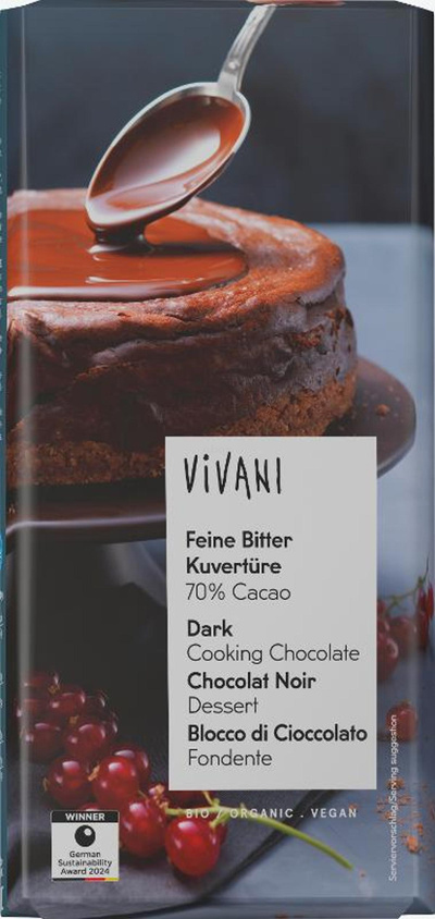 Produktfoto zu Feine Bitter Kuvertüre, 200g