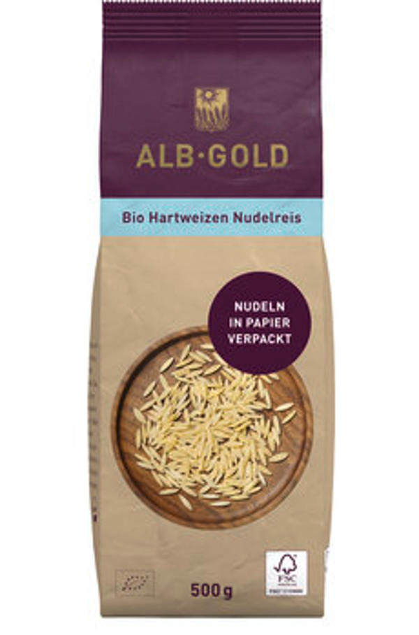 Produktfoto zu Hartweizen Nudelreis