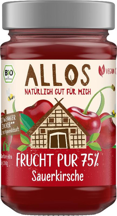 Produktfoto zu Frucht Pur Sauerkirsch, 250g