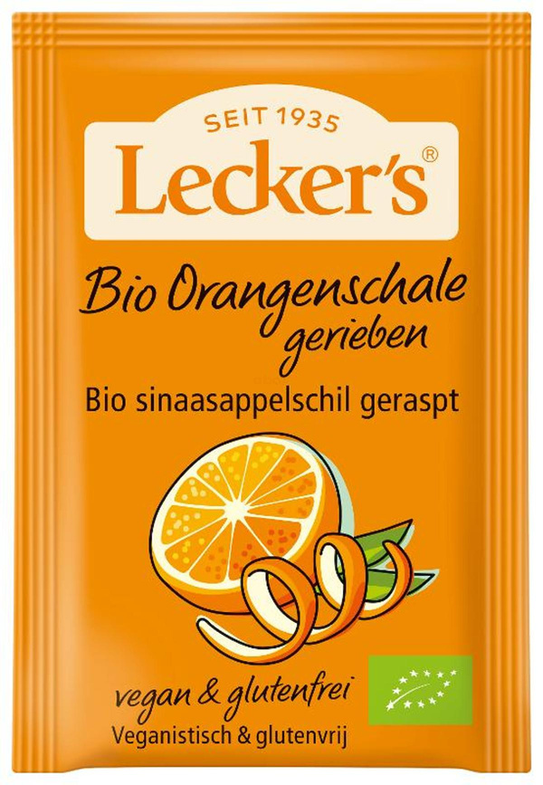 Produktfoto zu Orangenschale gerieben, LEK