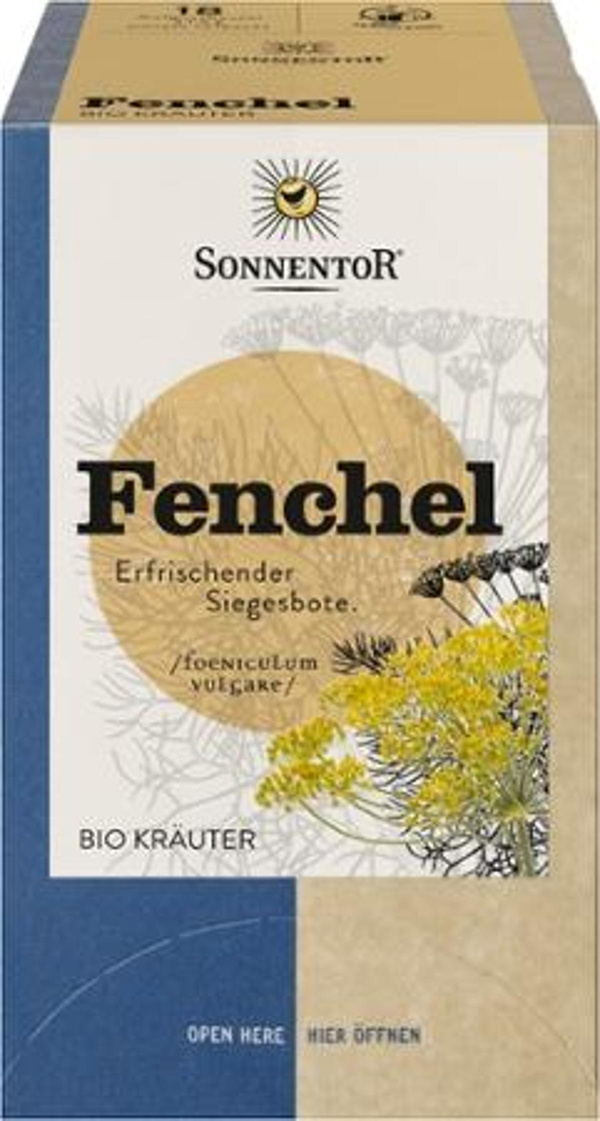 Produktfoto zu Fenchel Tee im Teebeutel