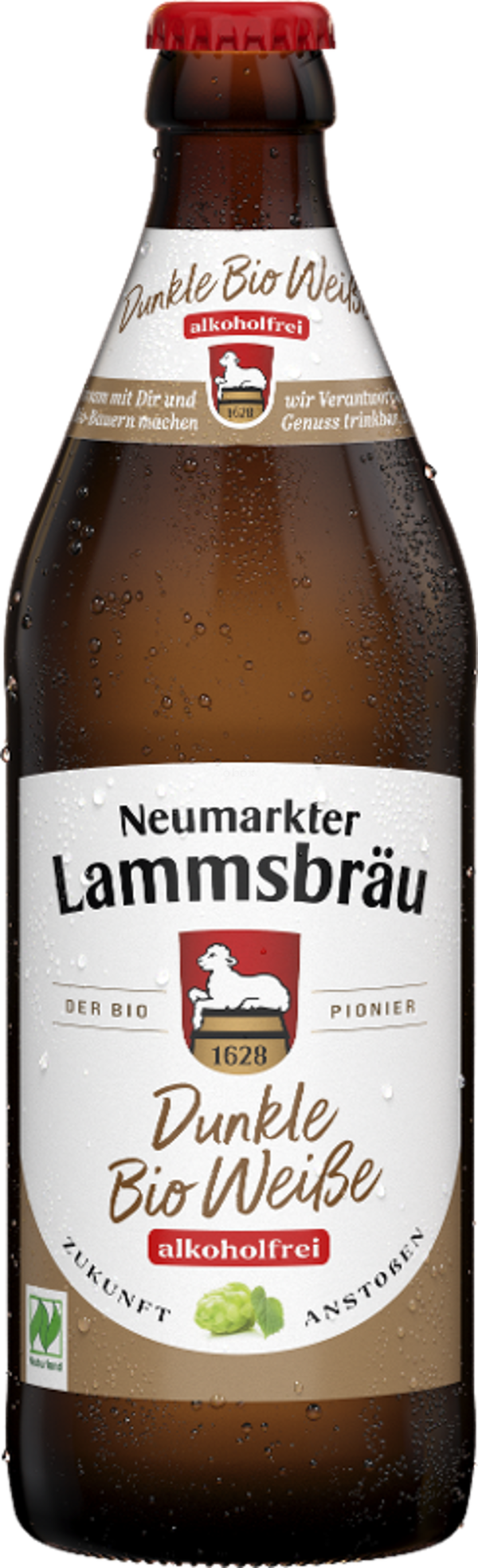 Produktfoto zu Lammsbräu Dunkle Weiße alkoholfrei 10 x 0,5 l