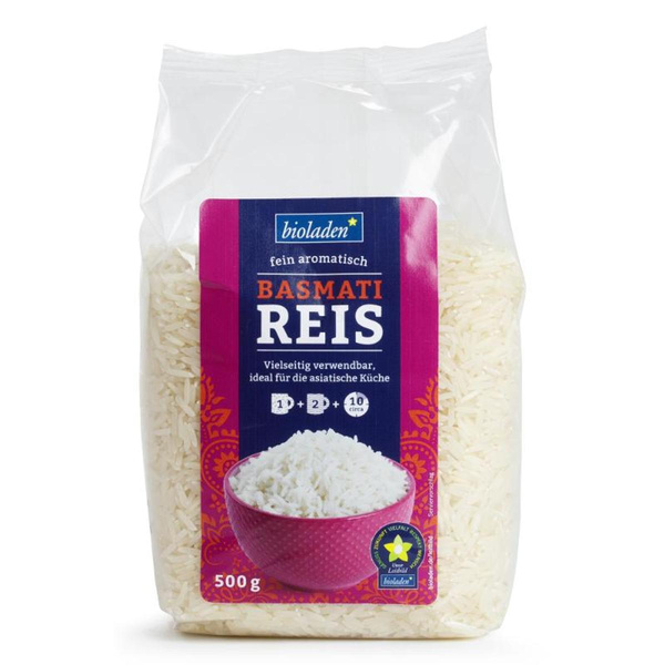 Produktfoto zu Basmati Reis bioladen 500g
