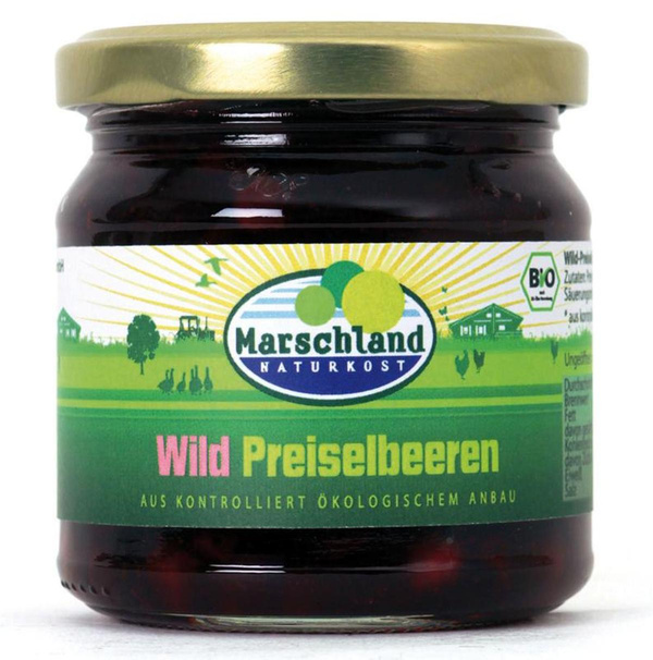 Produktfoto zu Wild-Preiselbeeren 220g