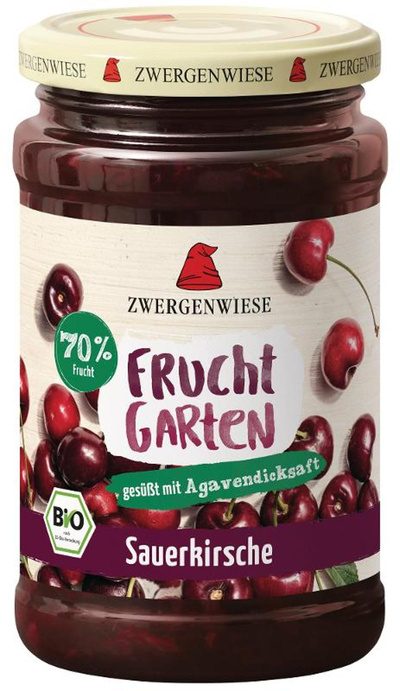 Produktfoto zu Fruchtgarten Sauerkirsch 225g