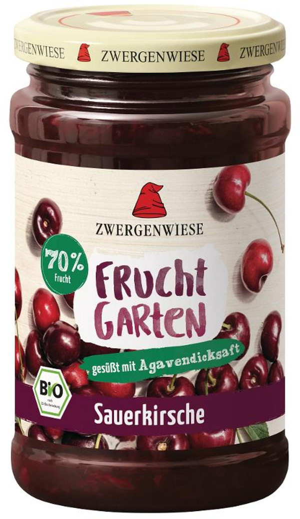 Produktfoto zu Fruchtgarten Sauerkirsch 225g