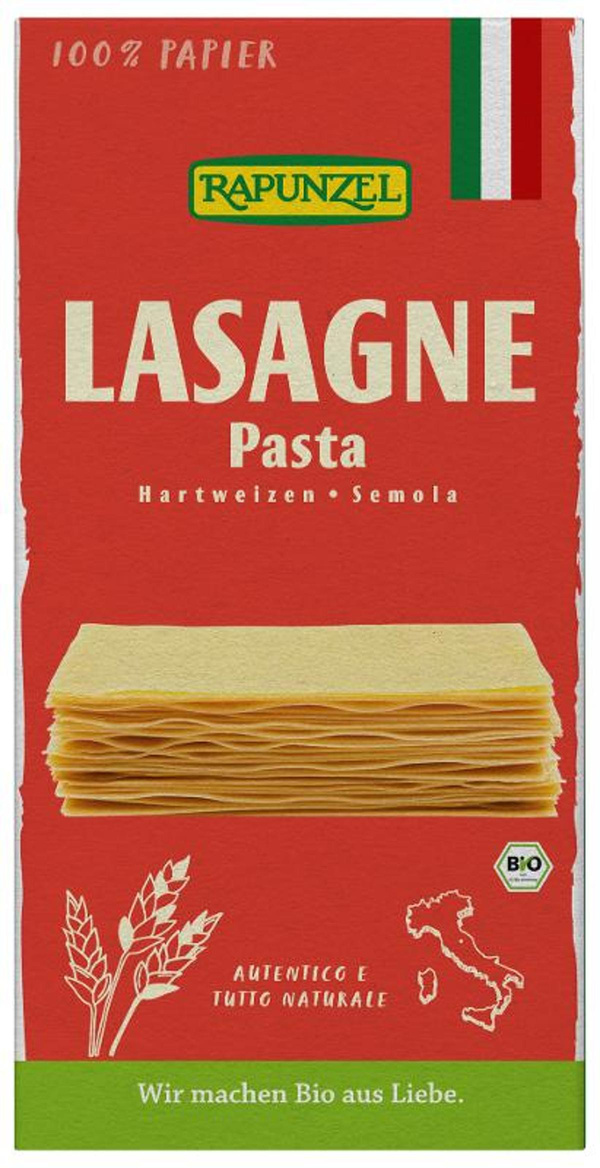 Produktfoto zu Nudeln, Lasagne hell 250g