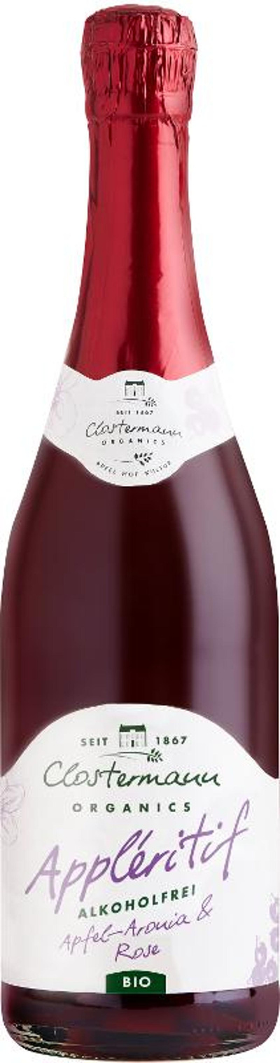 Produktfoto zu Appleritif Apfel - Aronia & Rose, feinherb