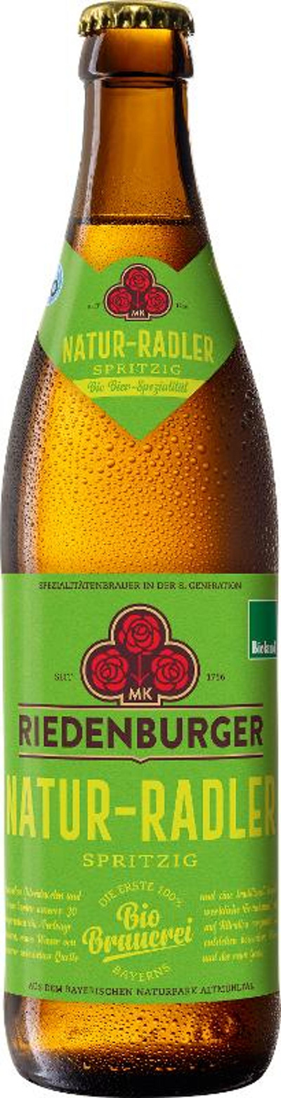 Produktfoto zu Riedenburger Natur Radler 10 x 0,5 l