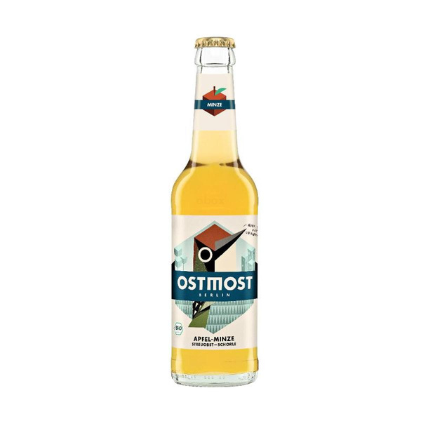 Produktfoto zu Apfel-Minze Schorle 0,33l