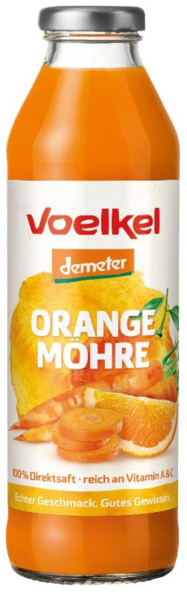 Produktfoto zu Orange Möhre Direktsaft 0,5l