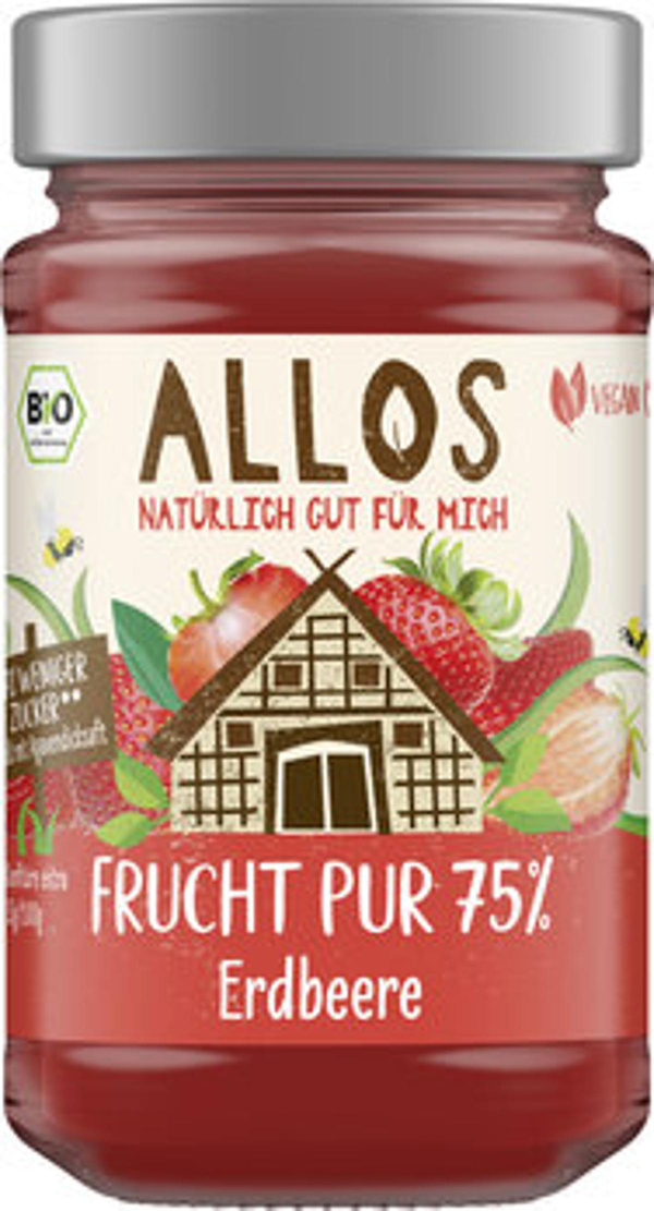 Produktfoto zu Frucht Pur Erdbeer, 250g