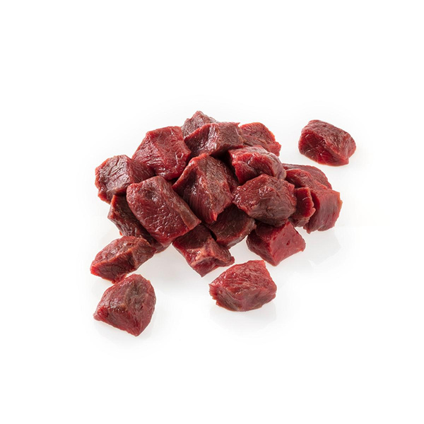 Produktfoto zu Rindergulasch, 500 g, vom Hof