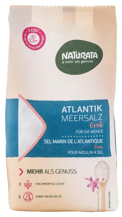 Produktfoto zu Meersalz Atlantik grob, 500 g