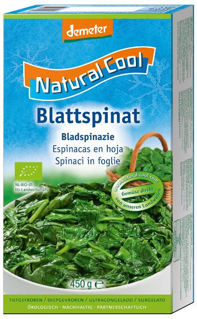 Produktfoto zu Blattspinat 450g