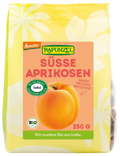 Produktfoto zu Aprikosen süß ganz, 250g