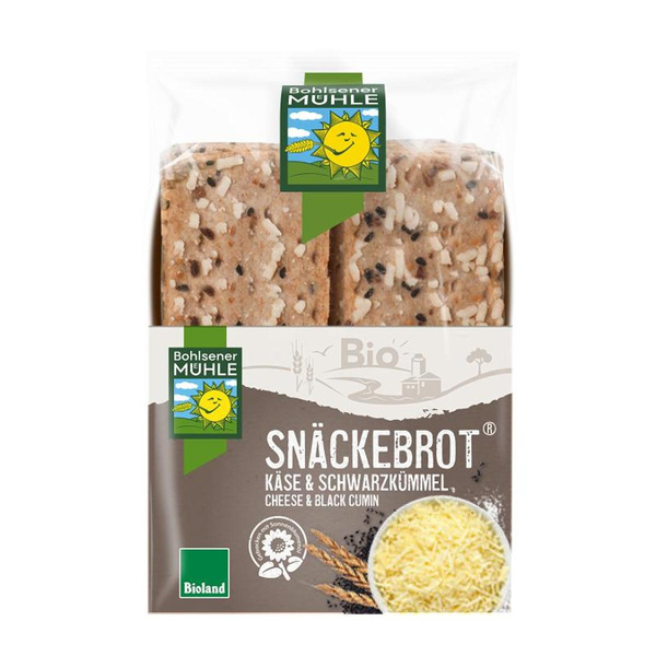 Produktfoto zu Snäckebrot Schwarzkümmel Käse