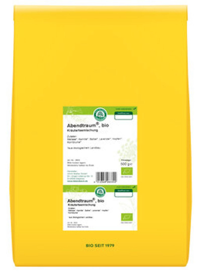 Produktfoto zu Abendtraum Kräutertee, 500 g Pack