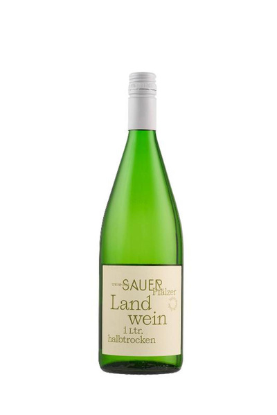 Produktfoto zu Pfälzer Landwein halbtrocken, weiß