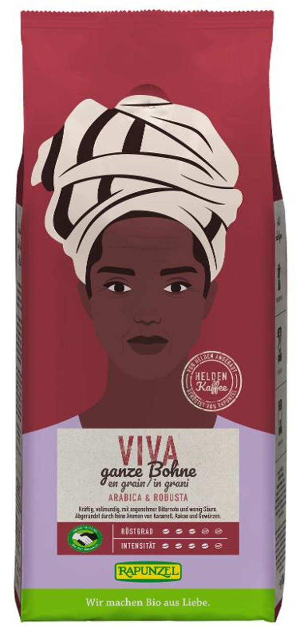 Produktfoto zu Heldenkaffee Viva, ganze Bohne 1 kg