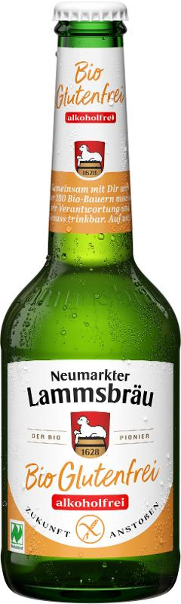 Produktfoto zu Lammsbräu alkoholfrei glutenfrei 10 x 0,33l