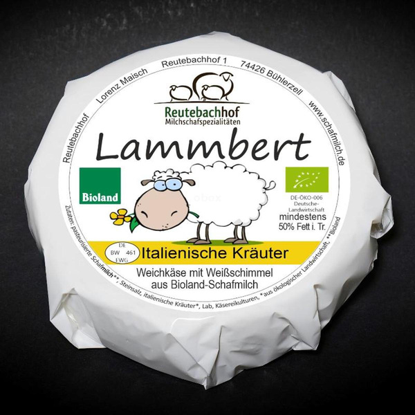 Produktfoto zu Lammbert Schaf Weichkäse italienisch