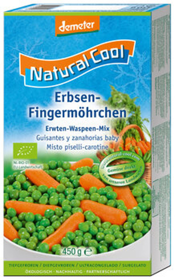 Produktfoto zu Erbsen und Fingermöhrchen 450g