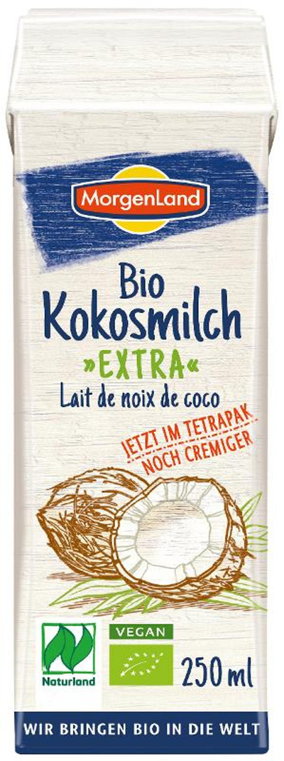 Produktfoto zu Kokosmilch extra Tetrapak, 250 ml