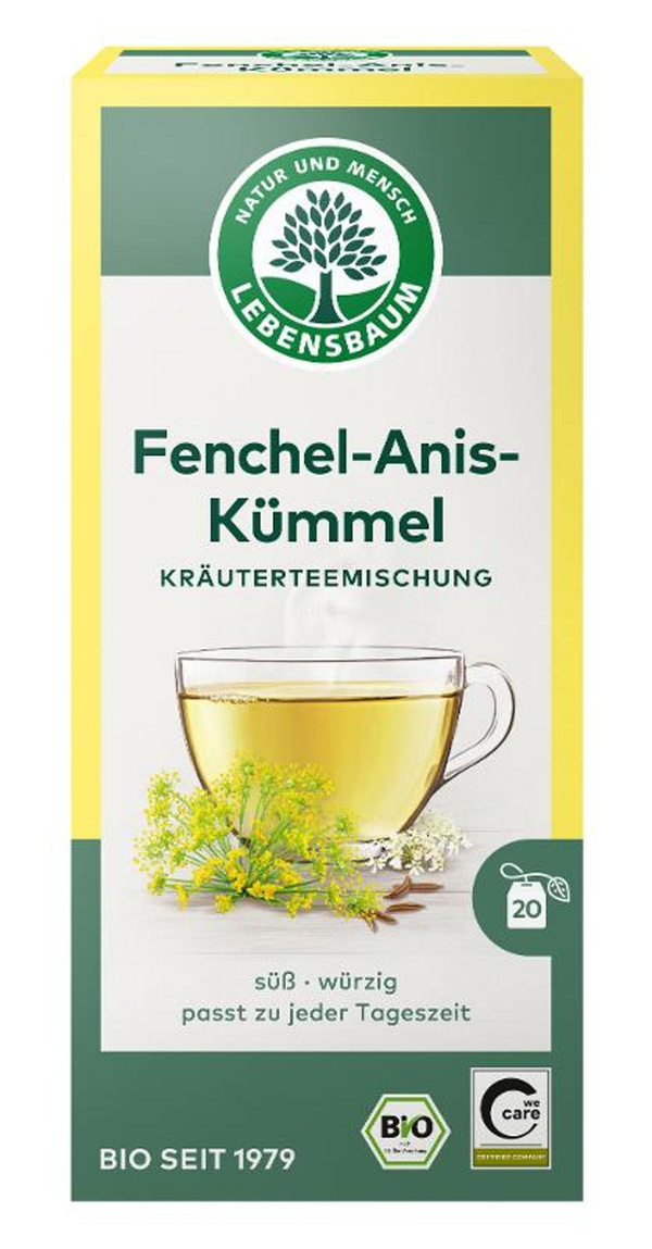 Produktfoto zu Fenchel Anis Kümmel Tee TB