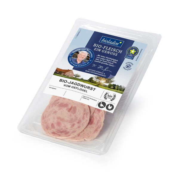 Produktfoto zu Jagdwurst vom Geflügel, geschnitten