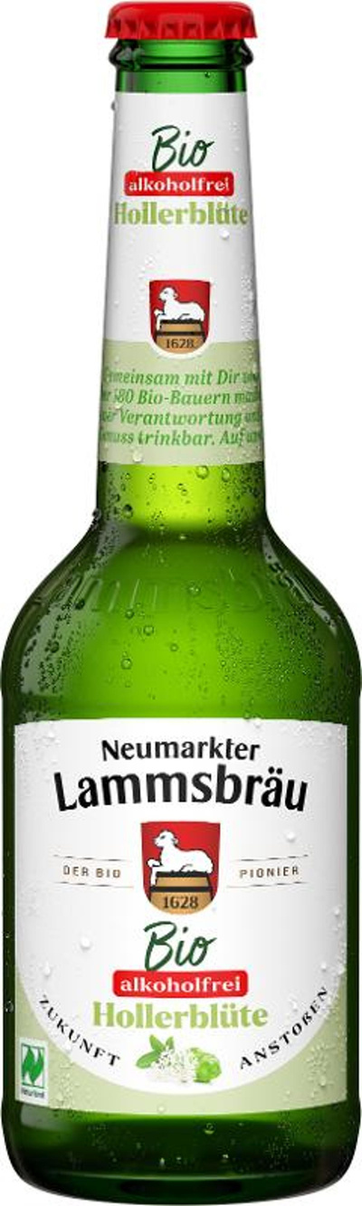 Produktfoto zu Lammsbräu Hollerblüte alkoholfrei 10 x 0,33 l