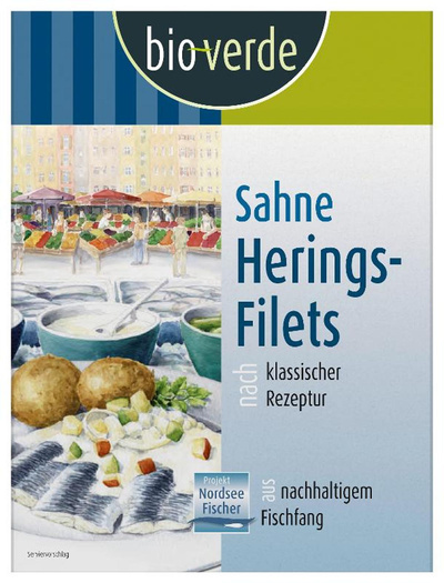Produktfoto zu Sahne-Heringsfilets 350g
