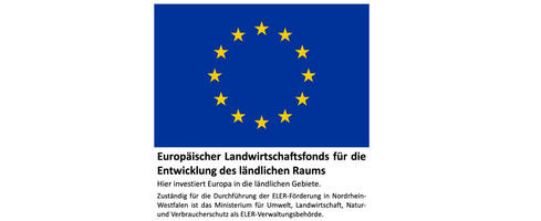 Gefördert durch den Europäischen Landwirtschaftsfonds für die Entwicklung des ländlichen Raums (ELER). Hier investiert Europa in die ländlichen Gebiete.