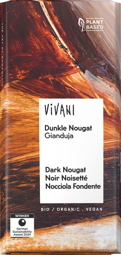 Produktfoto zu Schokolade, dunkle Nougat 80g