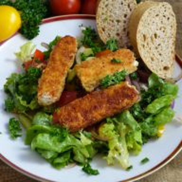 Produktfoto zu Griechischer Salat mit gebratenem Feta