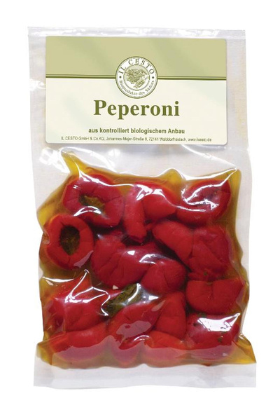 Produktfoto zu Kirschpaprika pikant, mariniert