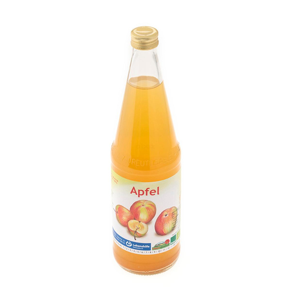 Produktfoto zu Apfelsaft Lebenshilfe 0,7l