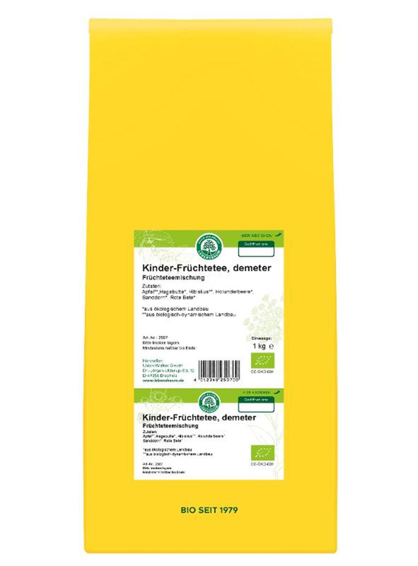 Produktfoto zu Kinder-Früchtetee, 1 kg Pack