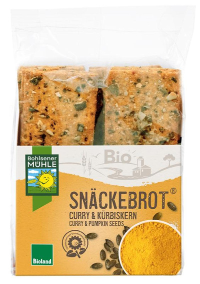 Produktfoto zu Snäckebrot Curry Kürbiskern
