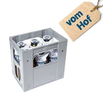 Produktfoto zu Bioland Vollmilch, 6x1l Träger, vom Hof