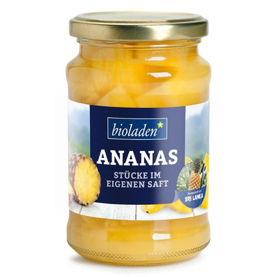 Produktfoto zu Ananasstücke, 370 ml