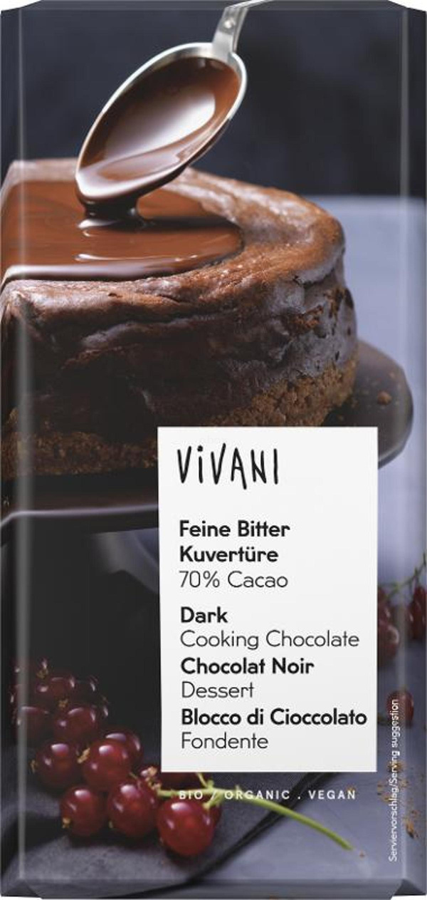 Produktfoto zu Feine Bitter Kuvertüre, 150g