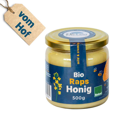 Produktfoto zu Rapshonig, 500g, vom Hof