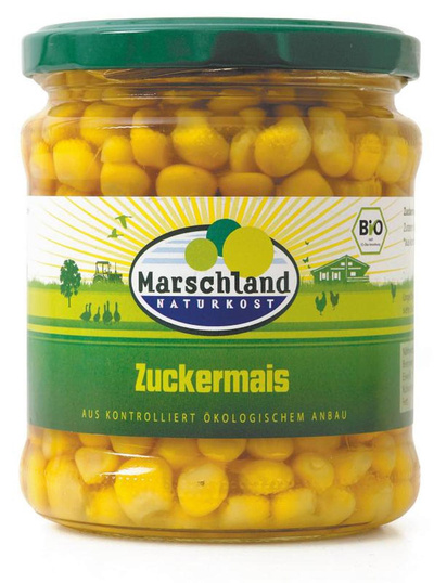 Produktfoto zu Zuckermais i. Glas 370 ml