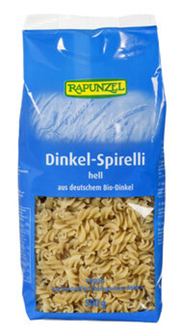 Produktfoto zu Nudeln Dinkel-Spirelli hell, 500g